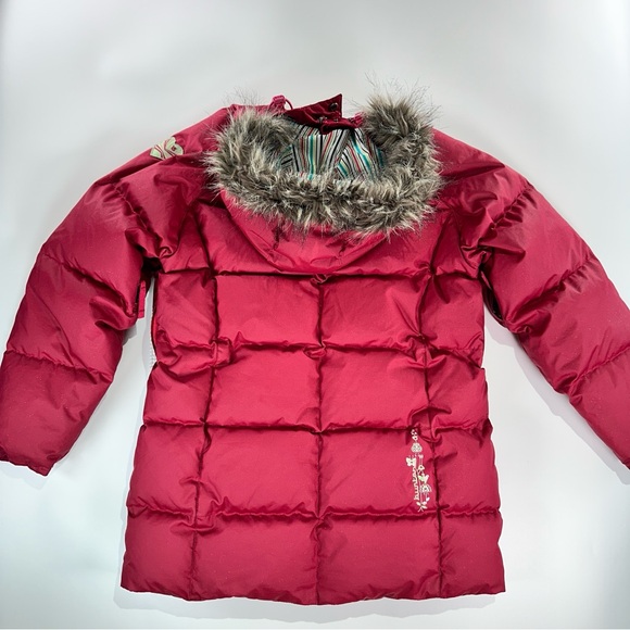 Burton Girls Snow Jacket XL Down Insulated Hooded Pink - Picture 12 of 16